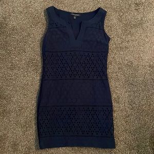 Navy Banana Republic Shift Dress - 00 petite